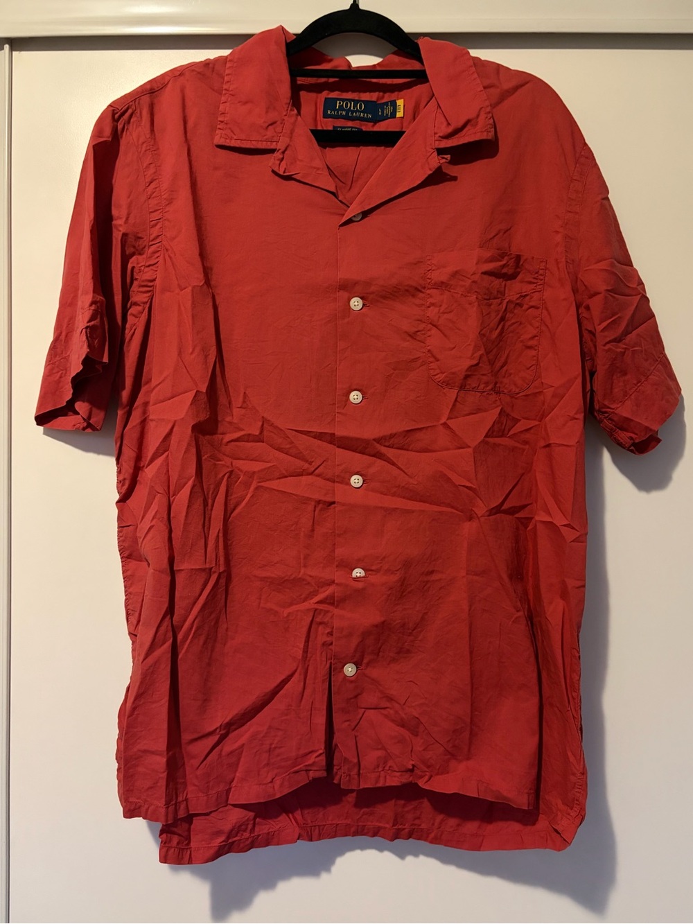 Polo Ralph Lauren Terracotta Red Button Down Shirt